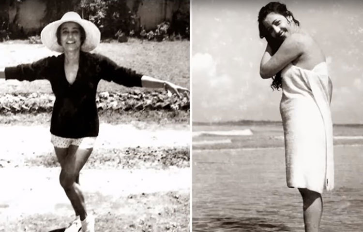 টুইটারে উঠে এসেছে সুচিত্রার এই অদেখা ছবি।