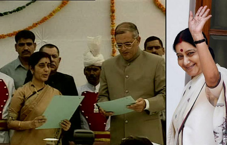 ১৯৯৮ সালে কিছুদিনের জন্য দিল্লির মুখ্যমন্ত্রী হন সুষমা স্বরাজ।