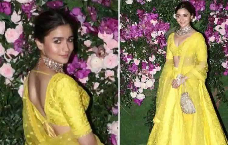 বলিউড নায়িকা আলিয়া ভাট ঢাকাই লেহেঙ্গায় মাত করলেন।