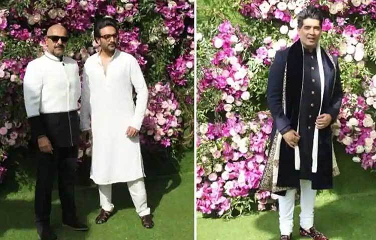 বিশাল-শেখরের গানে নাচতে নাচতে বরযাত্রী নিয়ে প্রবেশ করলেন আকাশ, অনুষ্ঠানেও দুই সুরকার উপস্থিত ছিলেন।