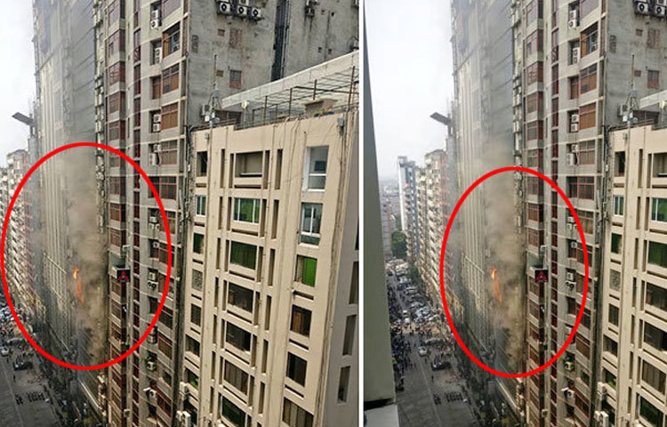 আগুনের কারণ কিংবা হতাহতের বিষয়ে এখনো কিছু জানা যায়নি।