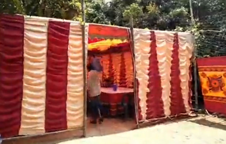 মোস্তাফিজের বিয়েতে শ্বশুর বাড়িতে চলছে বিয়ের নানা আয়োজন চলছে।