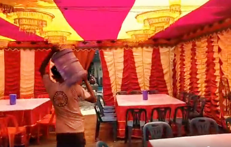 মুস্তাফিজের শ্বশুর বাড়িতে বিয়ের রঙিন সাজ।