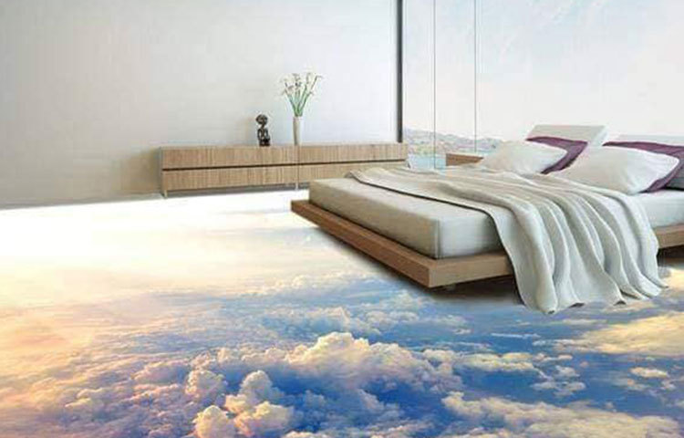 যেন মেঘের মাঝে বেড রুম।