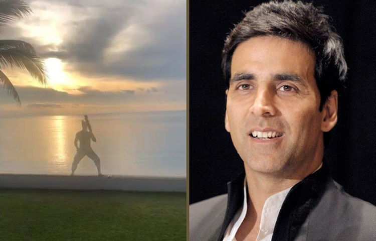 নিজের শরীরচর্চার ভিডিও পোস্ট করে নতুন বছরের নতুন দিন শুরু করলেন অক্ষয় কুমার।