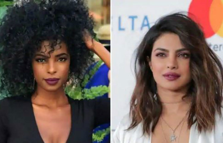 প্রিয়াঙ্কার সঙ্গে দুজনের মুখের গড়নের মিল রয়েছে। অতিসম্প্রতি এমএমজি মডেল মেগান মিলানের সঙ্গে মুখের মিল পাওয়া গিয়েছে প্রিয়াঙ্কার।