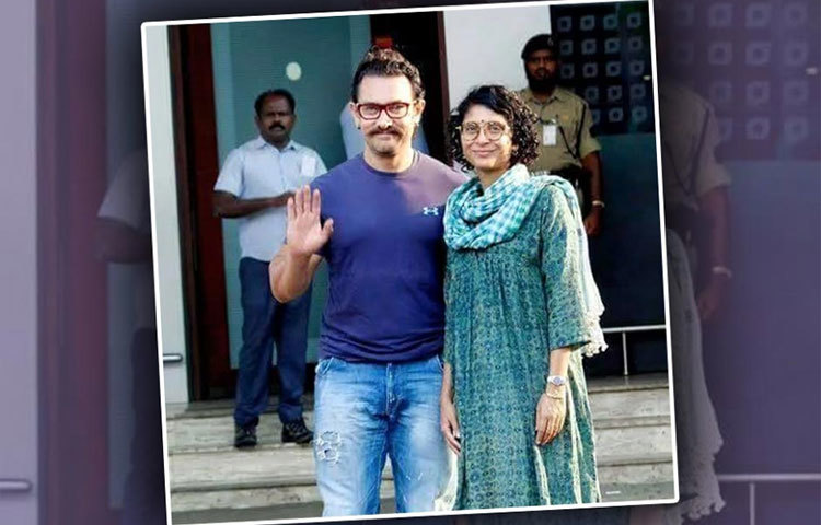 আমির খান ও কিরণ রাও।