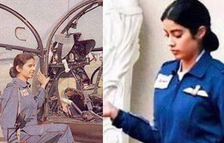 আইএএস অফিসার গুঞ্জন সাক্সেনার বায়োপিকে আসছেন জাহ্নবী কাপুর। ভারতীয় বায়ুসেনার প্রথম মহিলা বিমানচালক গুঞ্জন ১৯৯৯-এ কার্গিল যুদ্ধেও অংশগ্রহণ করেছিলেন। গুঞ্জনের চরিত্রে অভিনয় করা নিয়ে অবশ্য প্রকাশ্যে মুখ খোলেননি জাহ্নবী। ফিল্মের নামও ঠিক হয়নি। তবে সোশ্যাল মিডিয়ায় ফাঁস হয়ে গিয়েছে বিমানচালকের পোশাকে জাহ্নবীর ছবি।