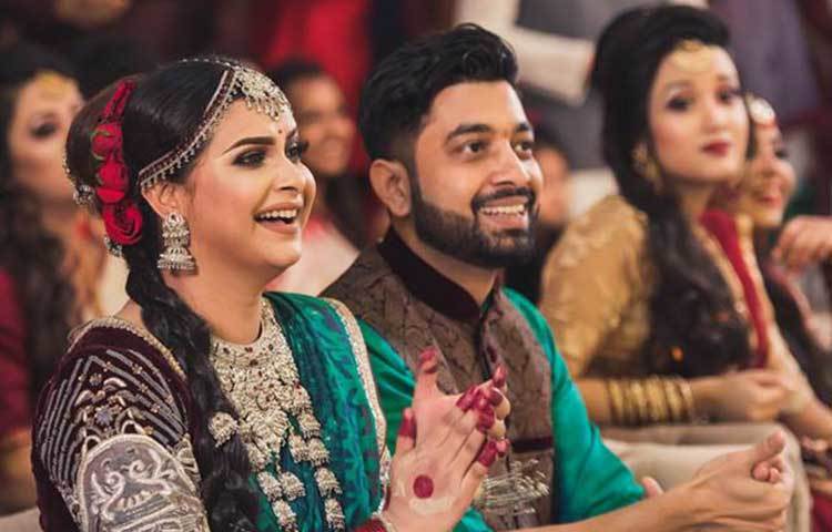 গায়ে হলুদের অনুষ্ঠান মুগ্ধ।