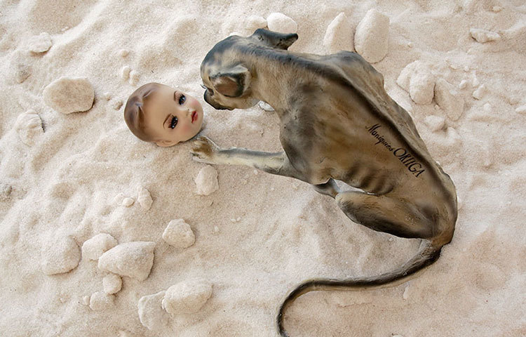 ‘পিন্টা কেনস’। লা পিনটানায় এমন শিল্পকার্য।