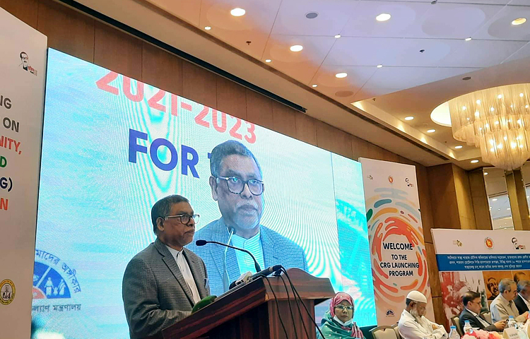 স্বাস্থ্য ও পরিবার কল্যাণমন্ত্রী জাহিদ মালেক বলেন, ‘করোনায় বর্তমানে মৃত্যুশূন্য দেশ। বড়জোর দু-একজন মারা যায়। কিন্তু প্রতিদিন টিবি কিংবা ক্যানসারে তার থেকেও বেশি মানুষ মারা যায়।’ আজ দুপুরে রাজধানীর একটি হোটেলে এক কর্মশালায় তিনি এ কথা বলেন। ছবি: জাগো নিউজ