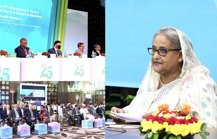 প্রধানমন্ত্রী শেখ হাসিনা বাংলাদেশ আওয়ামী স্বেচ্ছাসেবক লীগের ২৮তম প্রতিষ্ঠাবার্ষিকী উপলক্ষে প্রধান অতিথি হিসেবে কৃষিবিদ ইনস্টিটিউশন মিলনায়তনে আয়োজিত অনুষ্ঠানে গণভবন থেকে ভার্চুয়ালি যুক্ত হন। ছবি: পিআইডি