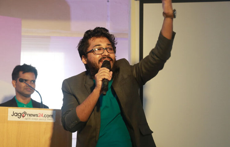 প্রতিনিধি সম্মেলনে সবাইকে আনন্দ দেন মীরাক্কেল তারকা এমদাদুল হক হৃদয়। ছবি: মাহবুব আলম