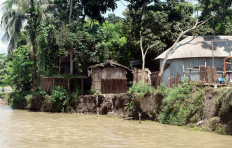 গড়াই-মধুমতির করাল গ্রাসে বিলীন হয়ে গেছে বীরশ্রেষ্ঠ শহীদ ল্যান্স নায়েক মুন্সি আব্দুর রউফ গ্রন্থাগার ও স্মৃতি জাদুঘরে যাওয়ার সড়কটির কয়েকটি স্থানসহ একাধিক বাড়ি।