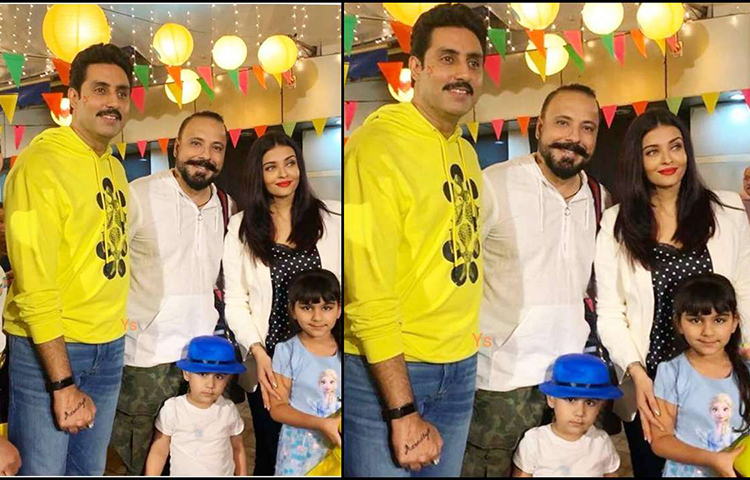 মেয়ে আরাধ্যার জন্মদিন পার্টিতে ঐশ্বর্য-অভিষেক।