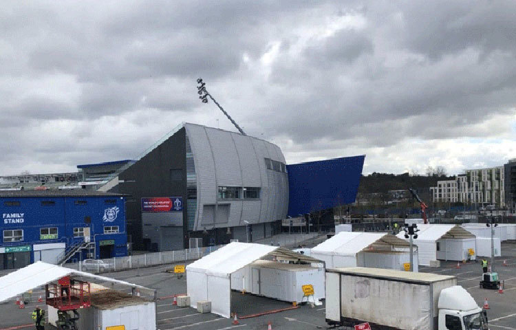 করোনাভাইরাসের পরীক্ষাকেন্দ্র হিসেবে এবার ব্যবহার করা হবে এজবাস্টন স্টেডিয়াম।