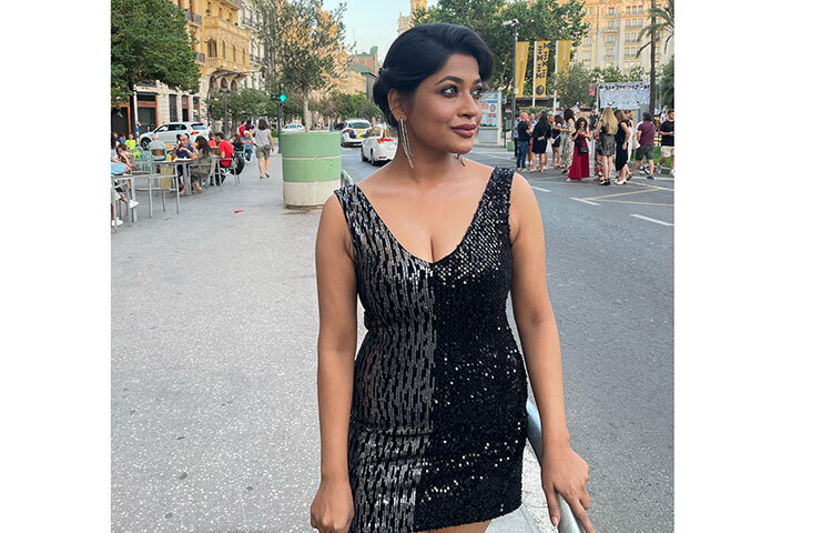 স্পেনের রাস্তায় বাঁধন। ছবি: ফেসবুক