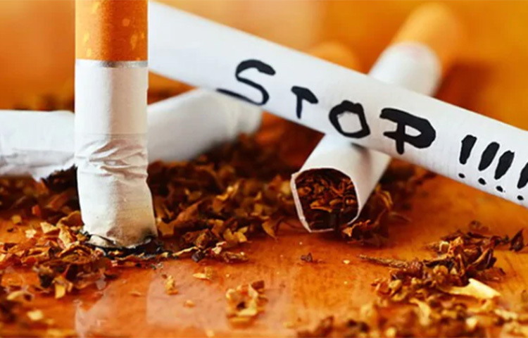 ধূমপান ছেড়ে দিতে হবে।
