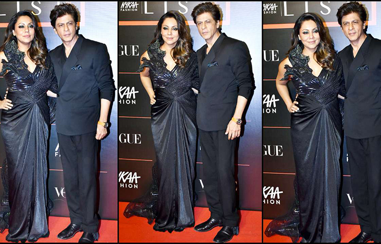 শাহরুখ খানের সঙ্গে রেড কার্পেটে ছিলেন গৌরী।