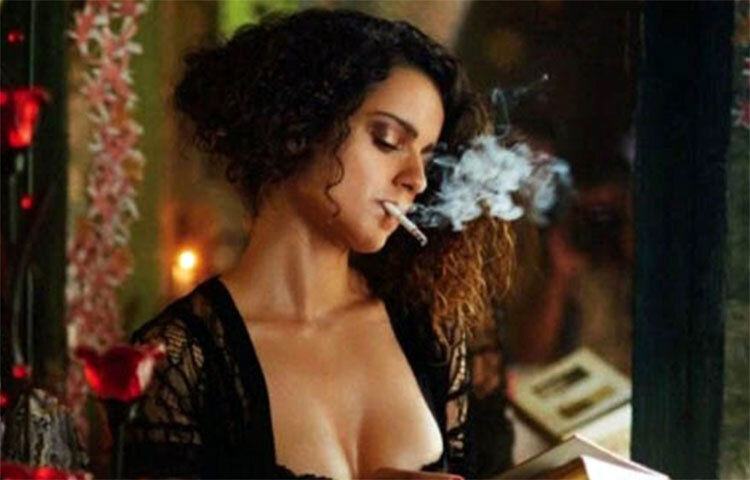 চিন্তা দূর করার জন্য ধূমপান করেন তিনি। কঙ্গনা রানাউত। তিনি নিজেই তা স্বীকার করেছেন। ছবি: সংগৃহীত