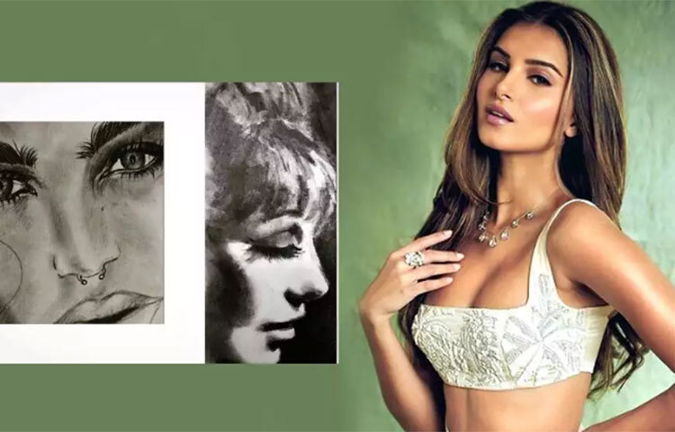 ছবি আঁকার তালিকায় রয়েছেন বলিউডের এই নবাগতাও। তারা সুতারিয়া চারকোল পেনসিল ব্যবহার করে একটি স্কেচ এঁকে সামাজিক যোগাযোগমাধ্যমে আপলোড করেছিলেন। অবসর সময়ে ছবিটি এঁকেছেন বলেই ভক্তদের ধারণা। ছবি: সংগৃহীত
