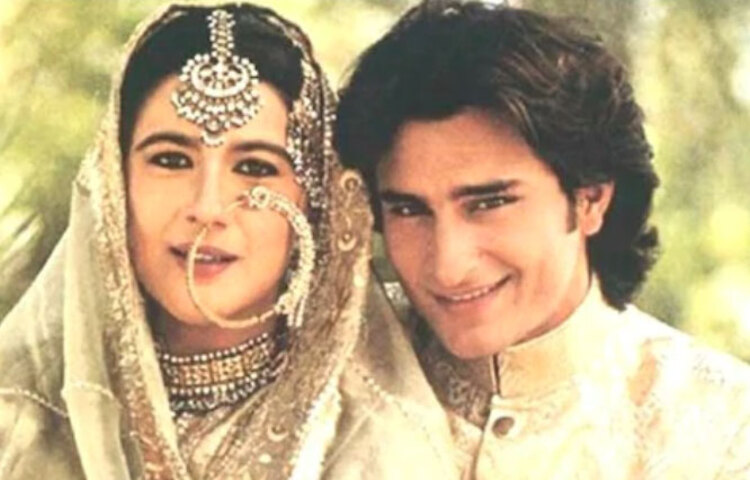 এক্ষেত্রে সবার প্রথমে আসে অমৃতা সিংহ এবং সাইফ আলি খানের নাম। ১৯৯১ সালে তাদের বিয়ে হয়।  পরে সাইফ কারিনা কাপুরকে বিয়ে করেন।