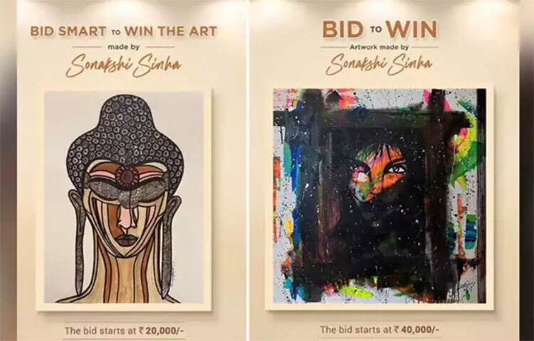 বিভিন্ন সৃজনশীল ব্যক্তি নিজেদের আঁকা ছবি এই সংস্থার মাধ্যমে দর্শকদের কাছে পৌঁছান। ওয়েবসাইট থেকেও হাতে আঁকা এই ছবিগুলো কেনার সুযোগ রয়েছে। ছবি: সংগৃহীত