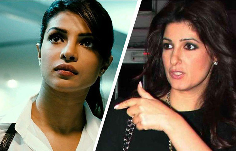 গুঞ্জন, এরপর স্বামীর সঙ্গে কথা না বলে প্রিয়াঙ্কাকেই ফোন করেন টুইঙ্কেল। এবং ফোনে দুই নায়িকার মধ্যে উত্তপ্ত কথা কাটাকাটি হয়। এখানেই শেষ হয়নি, জল গড়িয়ে যায় আরও বহু দূর। আরও একবার শুটিংস্পটে হাজির হন টুইঙ্কেল। উদ্দেশ্য ছিল, প্রিয়াঙ্কার সঙ্গে মুখোমুখি কথা বলা।