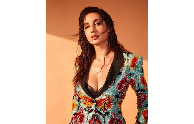 পাঞ্জাবি গায়ক হার্ডি সান্ধুর ‘নাহ গোরিয়ে’ গানের ভিডিওতে দেখা গিয়েছিল নোরা ফতেহিকে। ছবি: সংগৃহীত