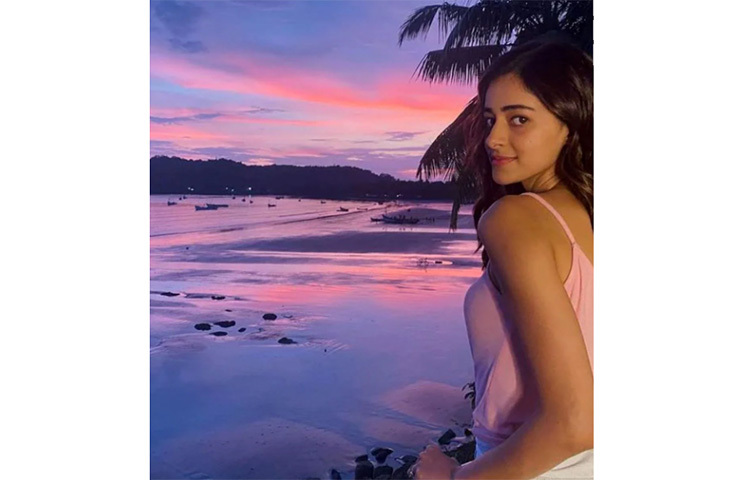 এই লুকে ফ্যানদের মন জিতেছেন অনন্যা পান্ডে। ছবি: সংগৃহীত