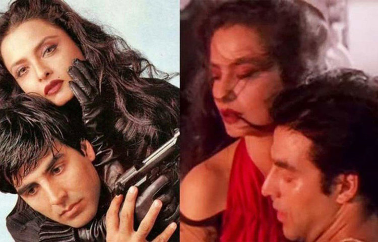 ১৯৯৬ সালের কথা। ‘খিলাড়িও কা খিলাড়ি’ ছবির শুটিং চলছে। সেই সময় অক্ষয়ের সঙ্গে রেখার সম্পর্কের কানাঘুঁষো শুরু হয়।