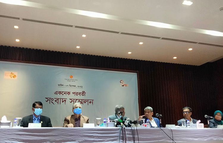রাজধানীর শেরেবাংলা নগরের এনইসি সম্মেলন কক্ষে একনেক সভা অনুষ্ঠিত হয়। আজ একনেকে ১০টি প্রকল্পের অনুমোদন দেওয়া হয়। ছবি: জাগো নিউজ