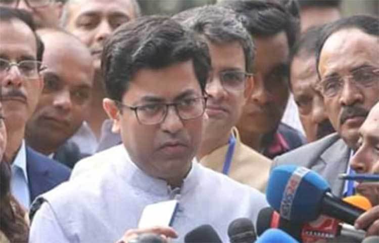 ঢাকা দক্ষিণ সিটি করপোরেশন নির্বাচনে আওয়ামী লীগের মেয়র প্রার্থী ব্যারিস্টার শেখ ফজলে নূর তাপস বলেছেন, জয়ের ব্যাপারে আমি আশাবাদী। জনগণ যে রায় দেবে সেই রায় মেনে নিতে আমি প্রস্তুত। ছবি: জাগো নিউজ