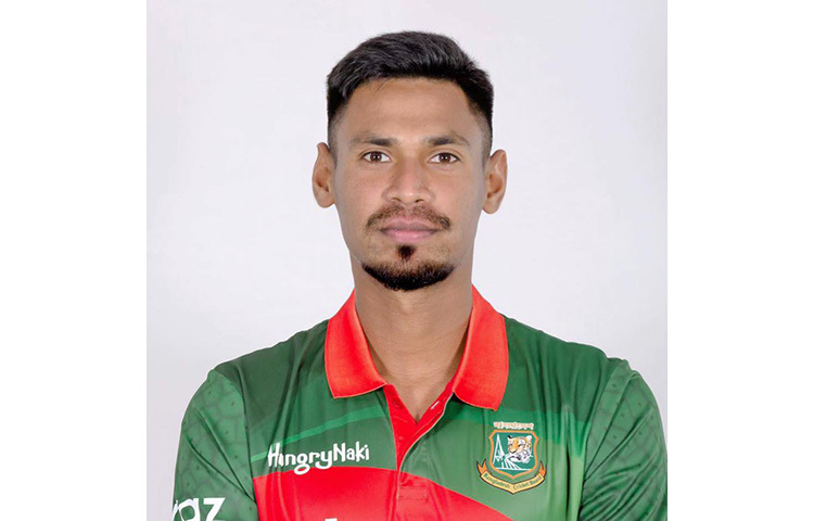 মোহাম্মদ মোস্তাফিজুর রহমান। তিনি বাঁহাতি পেস বোলিং করে থাকেন। বিশ্বের একমাত্র খেলোয়াড় হিসেবে তিনি তার প্রথম দুই ম্যাচে এগারোটি উইকেট লাভ করেন। ছবি: সংগৃহীত