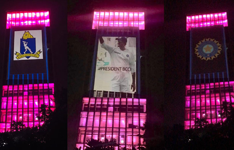 বিশেষ থ্রি ডি ম্যাপিং করা হয়েছে টাটা সেন্টারে।