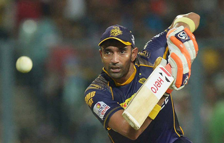 তিন নম্বরে নামবেন রবিন উথাপ্পা। ম্যাকালাম না চাইলে উইকেটকিপিংয়ের দায়িত্বও পালন করতে পারেন তিনি। কর্নাটকি কেকেআরের হয়ে ৩০.৪৮ গড়ে ২৪৩৯ রান করেছেন। স্ট্রাইক রেট ১৩৬.২৫। ২০১৪ সালে কেকেআরের চ্যাম্পিয়ন হওয়ার নেপথ্যে বড় অবদান ছিল উথাপ্পার। ৬৬০ রান করে অরেঞ্জ ক্যাপের মালিক হন তিনি।