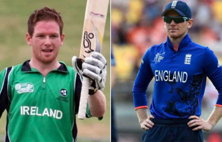 ইয়ন মর্গ্যান: ইংল্যান্ডের বিশ্বকাপজয়ী অধিনায়ক ইয়ন মর্গ্য়ান আন্তর্জাতিক ক্যারিয়ার শুরু করেন নিজের দেশ আয়ারল্যান্ডের হয়ে। ২০০৭ বিশ্বকাপে আয়ারল্যান্ডের হয়েও খেলেন তিনি। এরপর ২০০৯ সালে তিনি ইংল্যান্ডে চলে যান। তারপর থেকে ইংল্যান্ডের হয়েই খেলছেন তিনি।