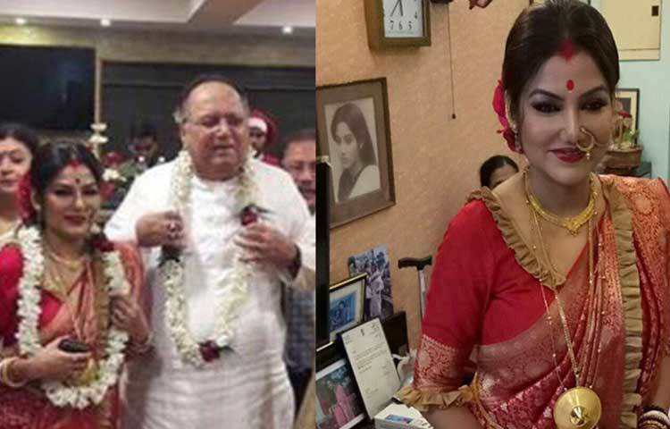 ঘনিষ্ঠ বন্ধুদের সামনেই দু’জনের সম্মতিতে রেজিস্ট্রিতে সই করলেন তারা। হল মালাবদলও। সদ্য বিয়ে হওয়া বর-কনের মুখে তখন হাসিআরধরে না! মনে পরে গেল কি পুরনো দিনের কথা? প্রেমের সেই প্রথম দিনের কথা?