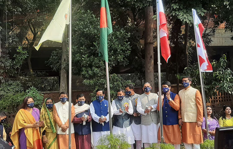 ঢাকা বিশ্ববিদ্যালয় (ঢাবি) ছাত্রলীগের হল শাখাগুলোর বার্ষিক সম্মেলন আজ অনুষ্ঠিত হয়েছে। প্রায় পাঁচ বছর পর এ সম্মেলনের আয়োজন করেছে বিশ্ববিদ্যালয় শাখা ছাত্রলীগ। ছবি: বিপ্লব দিক্ষিৎ