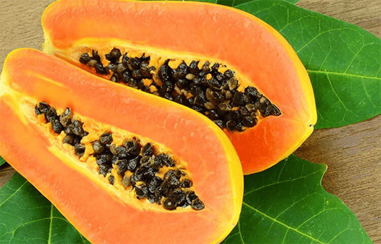 পেঁপে: পেঁপে খাওয়াও রক্তে শর্করার মাত্রা কমাতেও সাহায্য করতে পারে। পেঁপে শরীরে হাইপোগ্লাইসেমিক প্রভাব ফেলতে পারে। এই ফলের মধ্যে ফ্ল্যাভোনয়েড রয়েছে, এটি হলো একটি প্রাকৃতিক অ্যান্টিঅক্সিডেন্ট যা রক্তে শর্করাকে নিয়ন্ত্রণ করতে সাহায্য করে। এতে থাকা অ্যান্টিঅক্সিডেন্ট কোষের ক্ষতি প্রতিরোধ করতে পারে এবং ওজন নিয়ন্ত্রণ করে। পেঁপে কম ক্যালোরিযুক্ত এবং এতে ভিটামিন বি, ফোলেট, পটাসিয়াম এবং ম্যাগনেসিয়াম আছে। ছবি: সংগৃহীত