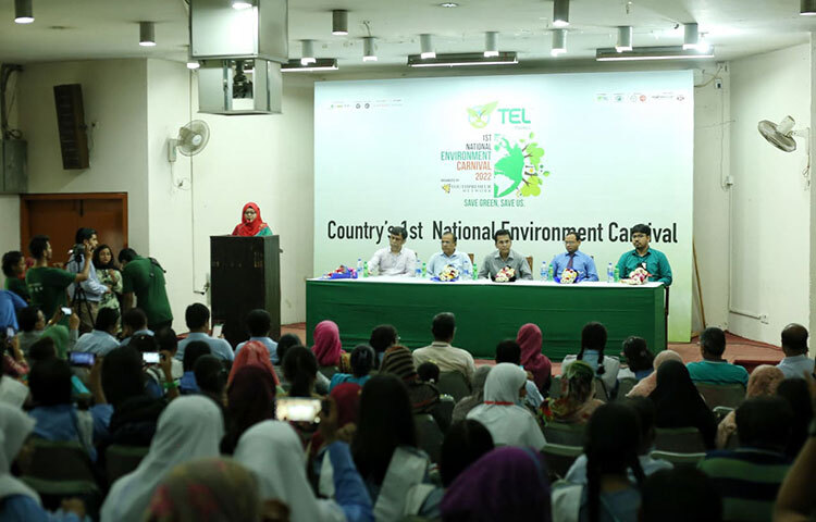 অনুষ্ঠানে আরএফএল গ্রুপের সহযোগী টেল প্লাস্টিকের নির্বাহী পরিচালক কামরুল হাসান বলেন, ১৪৫টি দেশে প্রাণ-আরএফএল দেশের পণ্য রপ্তানি করে। এর পাশাপাশি বিভিন্ন সামাজিক কাজ করে থাকি আমরা। টেল প্লাস্টিকের একটি লক্ষ্যণীয় বিষয় হলো পরিবেশ নিয়ে কাজ করা। ছবি: জাগো নিউজ