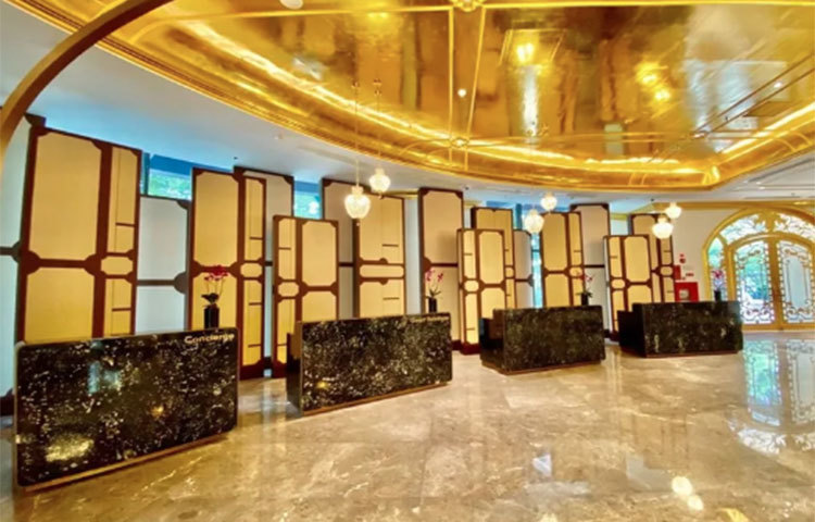 হোটেলের কাজ পুরোপুরিভাবে শেষ হতে এখনও বেশ কিছু দিন বাকি। কিন্তু বিগত বেশ কিছু বছর ধরেই পর্যটকেরা হোটেলের সামনে দাঁড়িয়ে ভিড় জমাচ্ছেন।