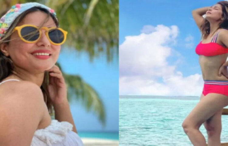 ভারতীয় ছোট পর্দার পরিচিত মুখ হিনা খান। তার অভিনয় দিয়ে মানুষের মন জয় করেছেন। বিগ বসে সাড়া জাগানোর পরে হিনা খান বেশ কিছু ছবিতেও কাজ করেছেন। হিনা খানের নতুন মালদ্বীপের ছবি সোশ্যাল মিডিয়ায় ভাইরাল হয়েছে। ছবি: ইনস্টাগ্রাম