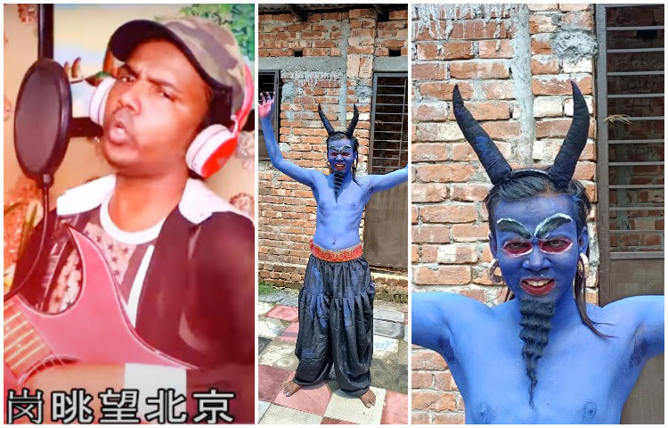 এভাবেই হিরো আলম তার ভক্তদের আনন্দ দিচ্ছেন। ছবি: সংগৃহীত