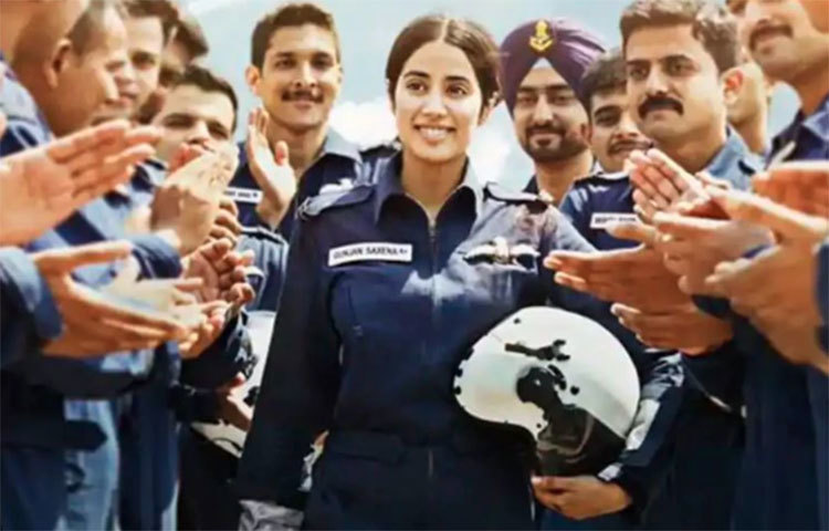 নেটফ্লিক্সে মুক্তি পাচ্ছে জাহ্নবী কাপুর অভিনীত ‘গুঞ্জন সাক্সেনা- দ্য কার্গিল গার্ল’।