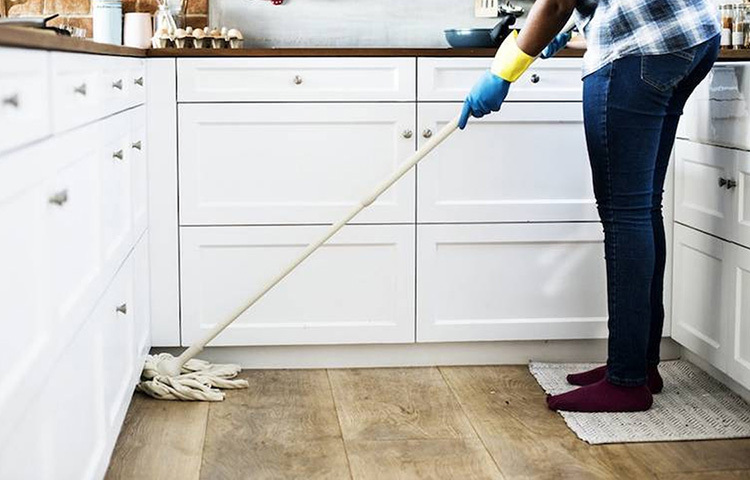 ঘর মোছার সময় পানির মধ্যে বেশ খানিকটা লবণ মিশিয়ে, লবণ পানি দিয়ে ভিজে ভিজে করে ঘর মুছুন, ঘরের তাপমাত্রা অনেকটাই কমবে। ছবি: সংগৃহীত