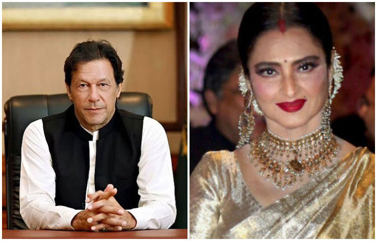 ইমরানের সঙ্গে রেখার প্রেম ছিল সবচেয়ে আলোচিত-সমালোচিত। এমনকি শোনা যায় যে বিয়ে প্রায় নিশ্চিত হয়েছিল দুজনের। শুধুমাত্র রেখার সঙ্গে সময় কাটাতে বার বার লাহোর থেকে মুম্বাই আসতেন ইমরান খান। ছবি: সংগৃহীত