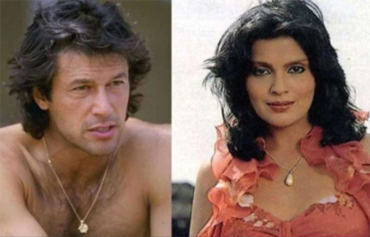 বলিউডের লাস্যময়ী অভিনেত্রী জিনাত আমনের সঙ্গে প্রেমের সম্পর্ক ছিল ইমরানের। ১৯৭৯ সালের নভেম্বরে ভারত সফরে এসেছিল পাকিস্তান। সে বছর ইমরান তার ২৭তম জন্মদিন পালন করেছিলেন ভারতে। বেঙ্গালুরুতে ড্রেসিংরুমে সতীর্থদের সঙ্গেই কেক কেটেছিলেন ইমরান। কিন্তু একাধিক ভারতীয় সংবাদমাধ্যমে এই খবরও প্রকাশিত হয়েছিল যে, ইমরান বিশেষ দিনে ছিলেন জিনাতের সঙ্গেই। যদিও এই নিয়ে ইমরান বা জিনাত কখনই মুখ খোলেননি। ছবি: সংগৃহীত