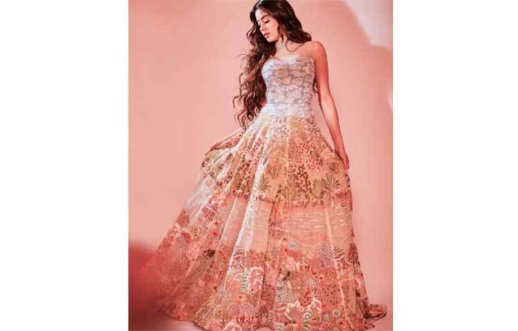 তবে অনেকে মনে করছেন শুধু ফটোশুটের জন্য জাহ্নবী এই পোশাকে সেজেছেন।