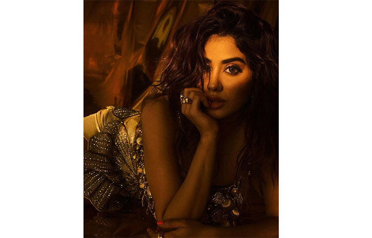 আলো-আঁধারি ফটো সেশনে আকর্ষণীয় রূপে ধরা দিয়েছেন জাহ্নবী। ছবি: সংগৃহীত